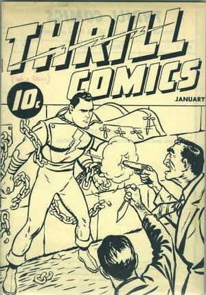 1940 - Thrill Comics Ashcan #1 - Click for Bigger Image in a 
New Page