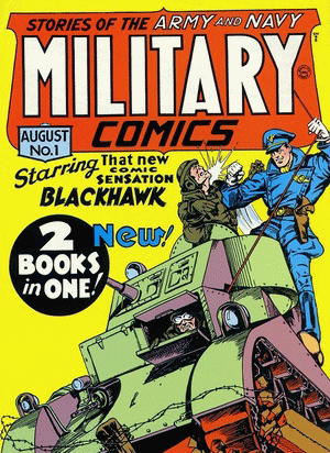1941 - Military Comics #1 - Click
for Bigger Image in a New Page