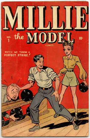 1945 - Millie the Model Comics #1 - Click
for Bigger Image in a New Page